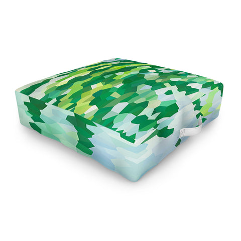 Rosie Brown Weeping Willow Outdoor Floor Cushion