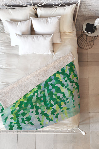 Rosie Brown Weeping Willow Fleece Throw Blanket