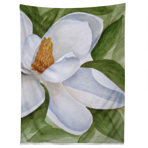 Rosie Brown White Belle Tapestry