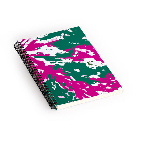 Rosie Brown White Caladium Spiral Notebook