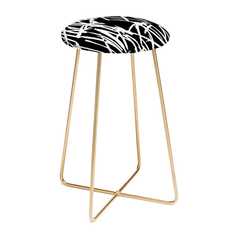 Rosie Brown White Lightening Counter Stool