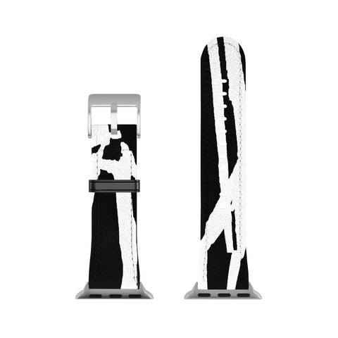 Rosie Brown White Lightening Apple Watch Band