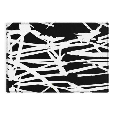 Rosie Brown White Lightening Outdoor Rug