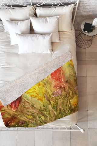 Rosie Brown Wild Thing Fleece Throw Blanket