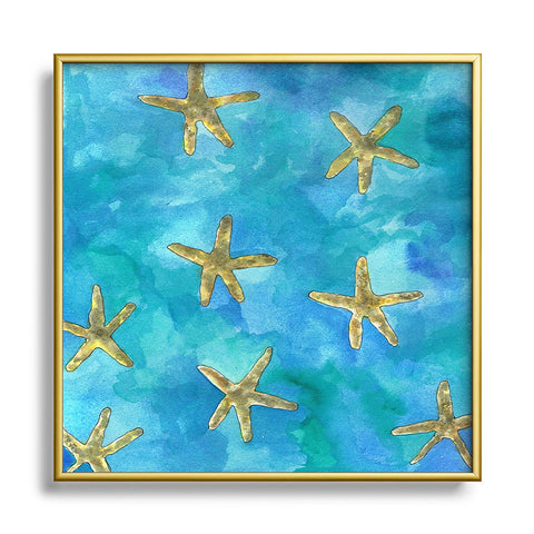 Rosie Brown Wish Upon A Star Metal Square Framed Art Print