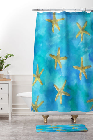 Rosie Brown Wish Upon A Star Shower Curtain And Mat