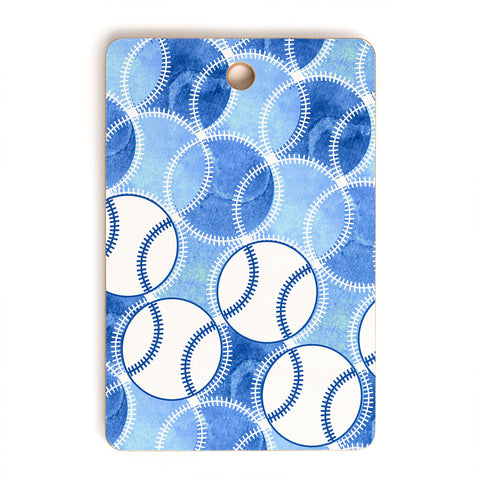 Ruby Door Baseballs Cutting Board Rectangle
