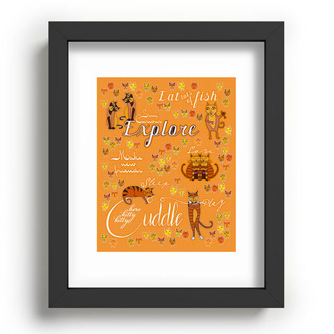 Ruby Door How To Be A Happy Cat Recessed Framing Rectangle