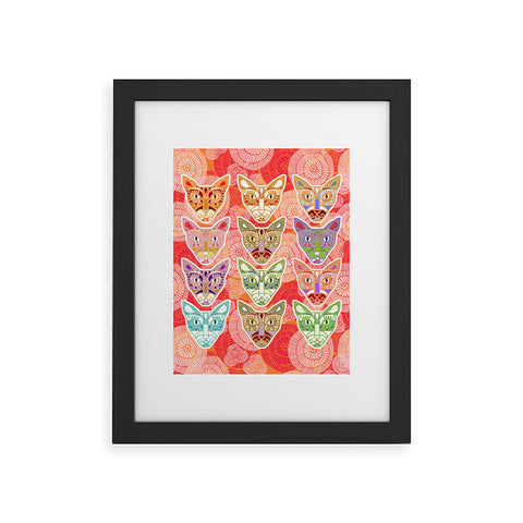 Ruby Door Mexicali Cats Framed Art Print