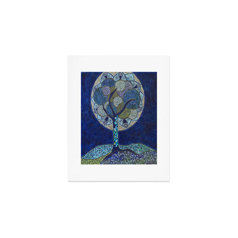 Ruby Door Moon In Bloom Art Print