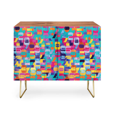 Ruby Door Paint by Numbers Credenza