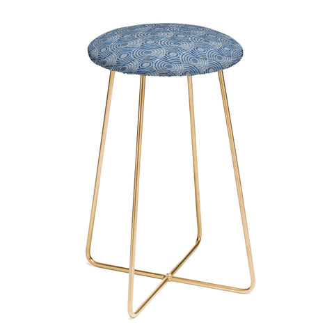Ruby Door Stone Washed Denim Counter Stool