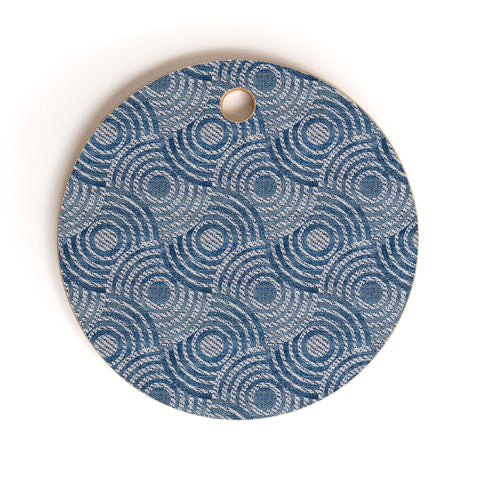 Ruby Door Stone Washed Denim Cutting Board Round
