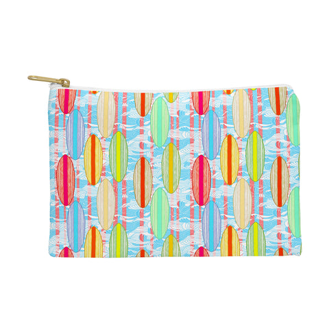Ruby Door Surfer Stripe In Brights Pouch