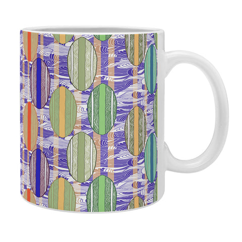 Ruby Door Surfer Stripe In Earth Tones Coffee Mug