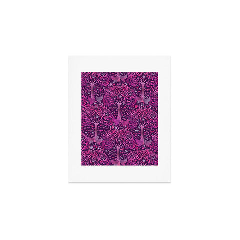 Ruby Door Swans and Squirrels Art Print