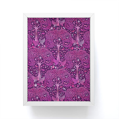 Ruby Door Swans and Squirrels Framed Mini Art Print