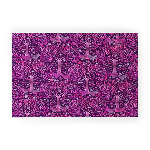 Ruby Door Swans and Squirrels Welcome Mat