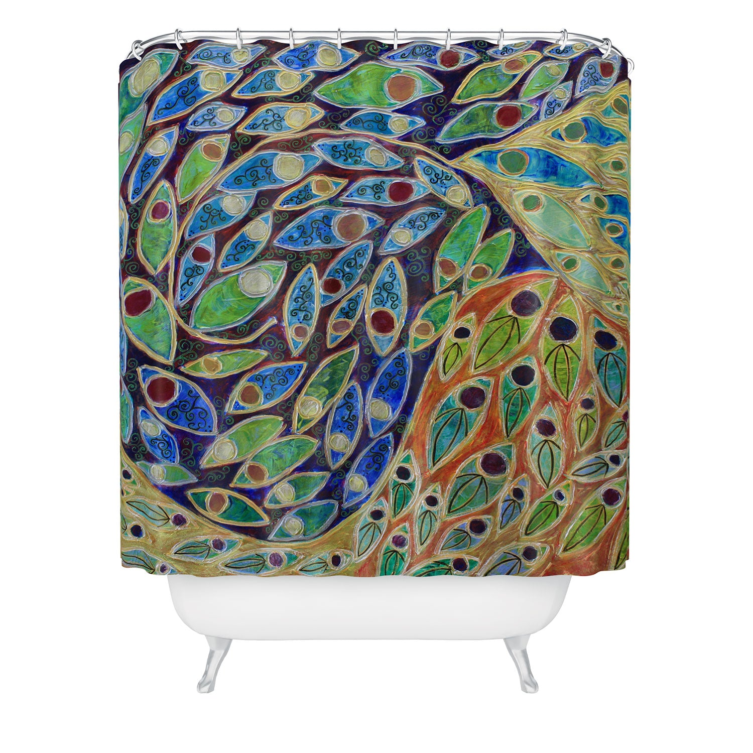 Swift Sanctuary Shower Curtain Ruby Door