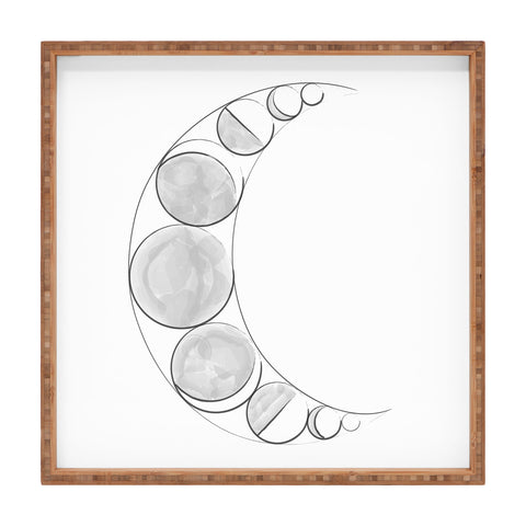 Runa Creative Co The Lunar Phases Square Tray