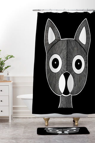 S Eifrid Pilot Black Shower Curtain And Mat