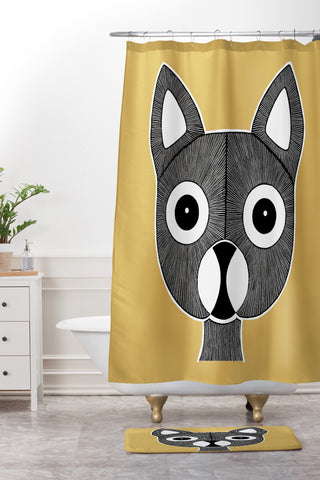 S Eifrid Pilot Gold Shower Curtain And Mat