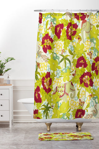 Sabine Reinhart Amodini Shower Curtain And Mat