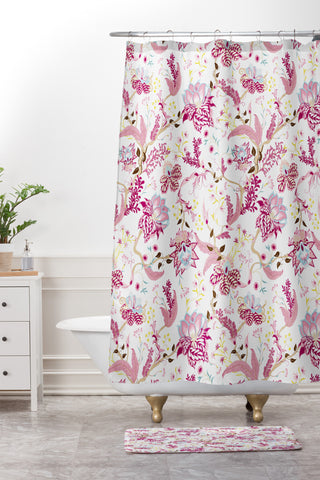 Sabine Reinhart As Time Goes By Shower Curtain And Mat