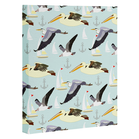 Sabine Reinhart At The Shore Art Canvas