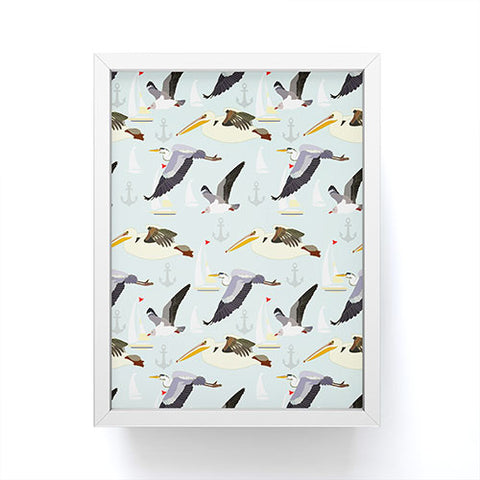 Sabine Reinhart At The Shore Framed Mini Art Print