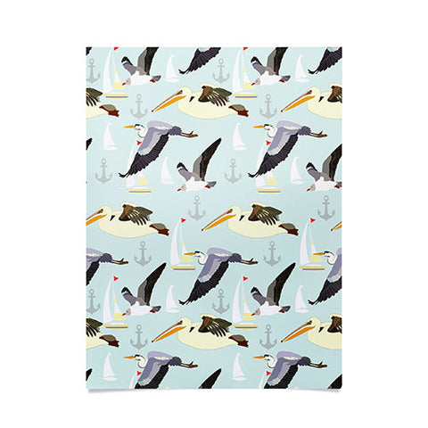 Sabine Reinhart At The Shore Poster