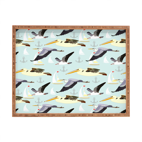 Sabine Reinhart At The Shore Rectangular Tray