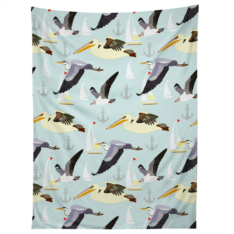 Sabine Reinhart At The Shore Tapestry