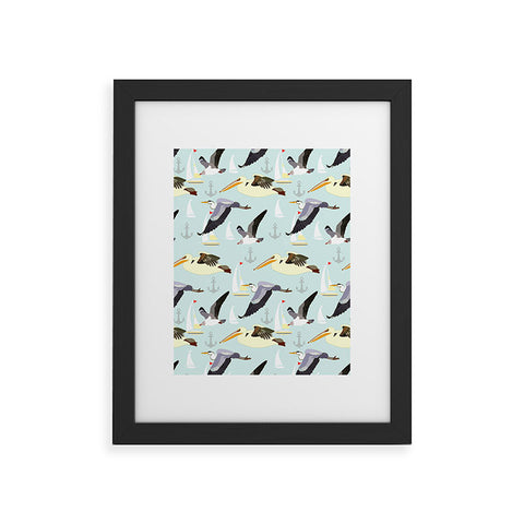 Sabine Reinhart At The Shore Framed Art Print