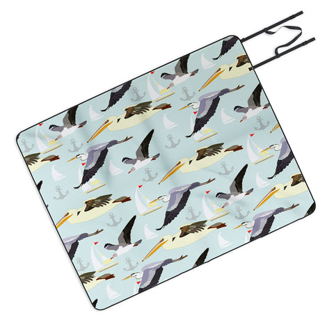 Sabine Reinhart At The Shore Picnic Blanket