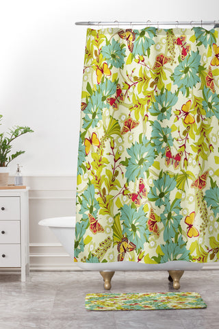 Sabine Reinhart Basanti Shower Curtain And Mat
