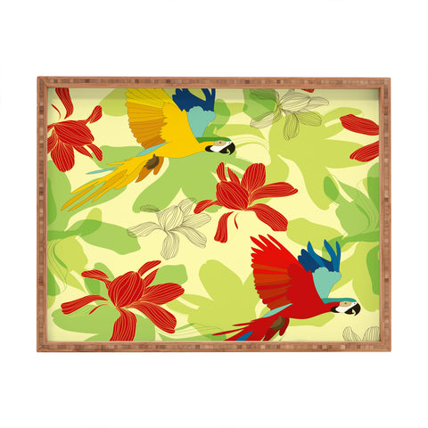Sabine Reinhart Beauty Of Forest Rectangular Tray