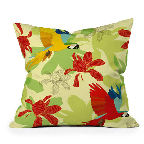 Sabine Reinhart Beauty Of Forest Throw Pillow
