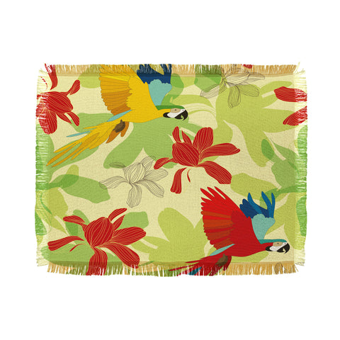 Sabine Reinhart Beauty Of Forest Throw Blanket