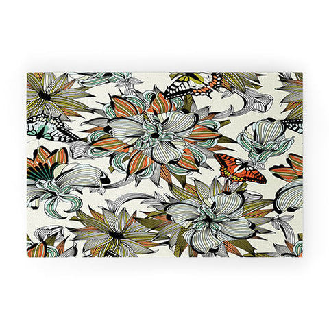 Sabine Reinhart Blooming Garden Welcome Mat