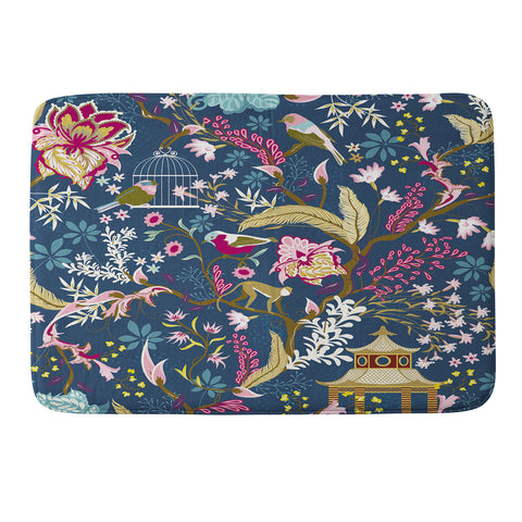 Sabine Reinhart Chinoiserie Memory Foam Bath Mat