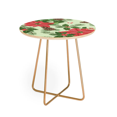 Sabine Reinhart Christmas Ballad Round Side Table
