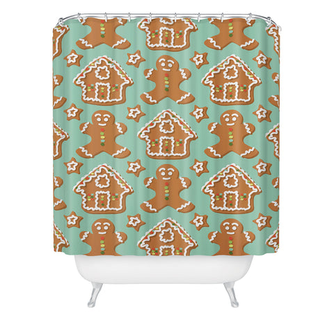 Sabine Reinhart Christmas Kitchen Shower Curtain