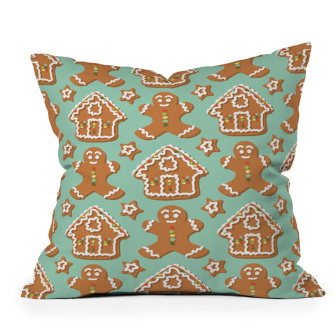 Sabine Reinhart Christmas Kitchen Throw Pillow