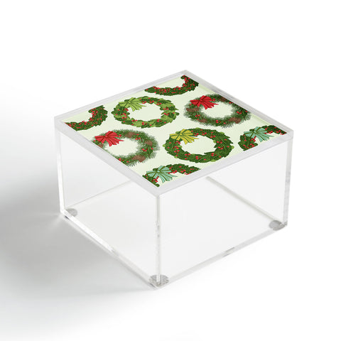 Sabine Reinhart Christmas Wreaths Acrylic Box