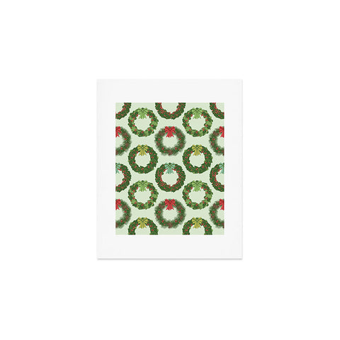 Sabine Reinhart Christmas Wreaths Art Print