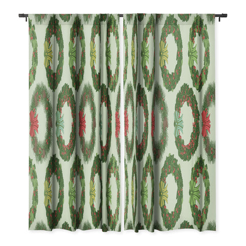 Sabine Reinhart Christmas Wreaths Blackout Non Repeat