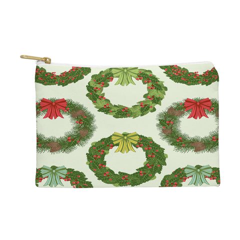 Sabine Reinhart Christmas Wreaths Pouch