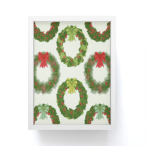 Sabine Reinhart Christmas Wreaths Framed Mini Art Print