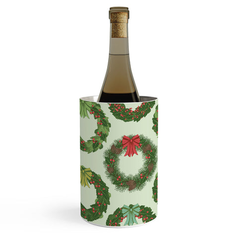 Sabine Reinhart Christmas Wreaths Wine Chiller